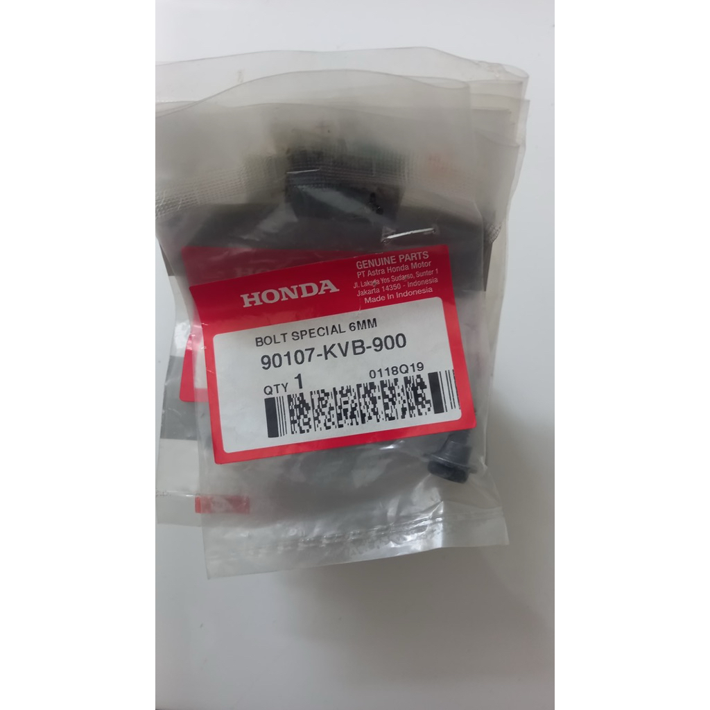 Baut, Bolt Spesial 6mm Honda 90107KVB900