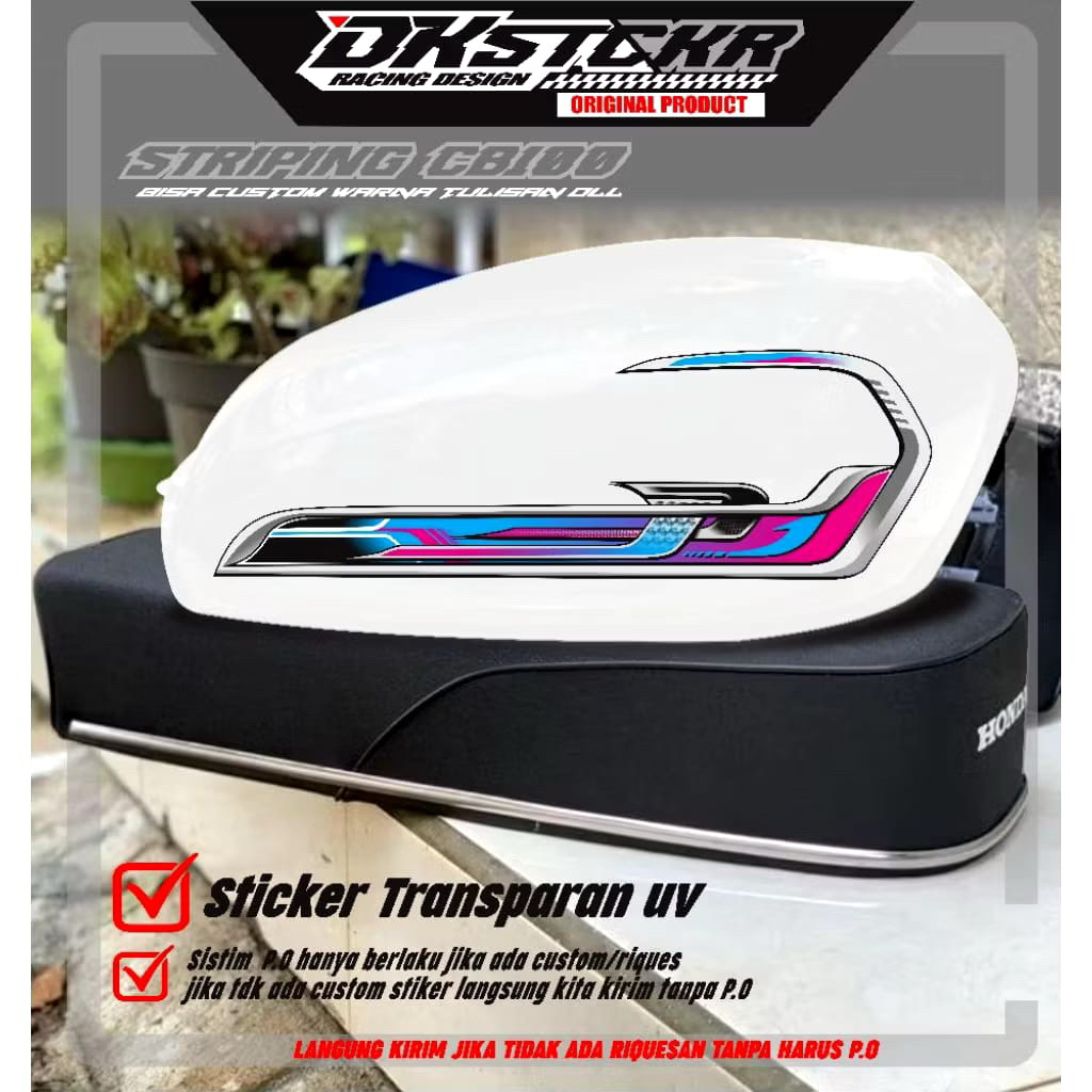 Striping CB 100 Variasi / Striping CB / Striping CB 100 Costum / Striping CB 100 Variasi Costum