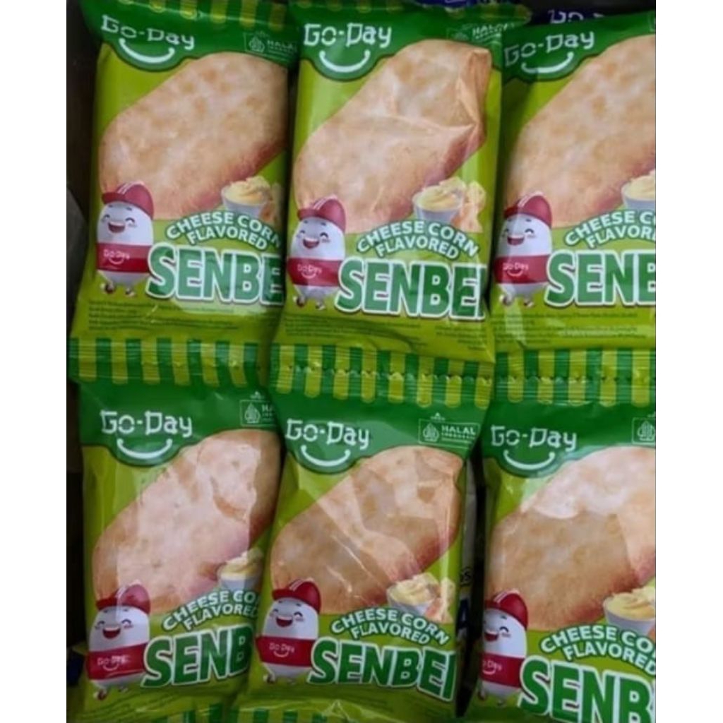 

PROMO TERBATAS 40 Pcs Goday Senbei Cheese Flavored 8.6G / Pcs