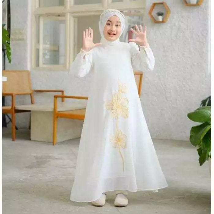 Safza Gamis Casual Elegan – Outfit Hijabers Kekinian
