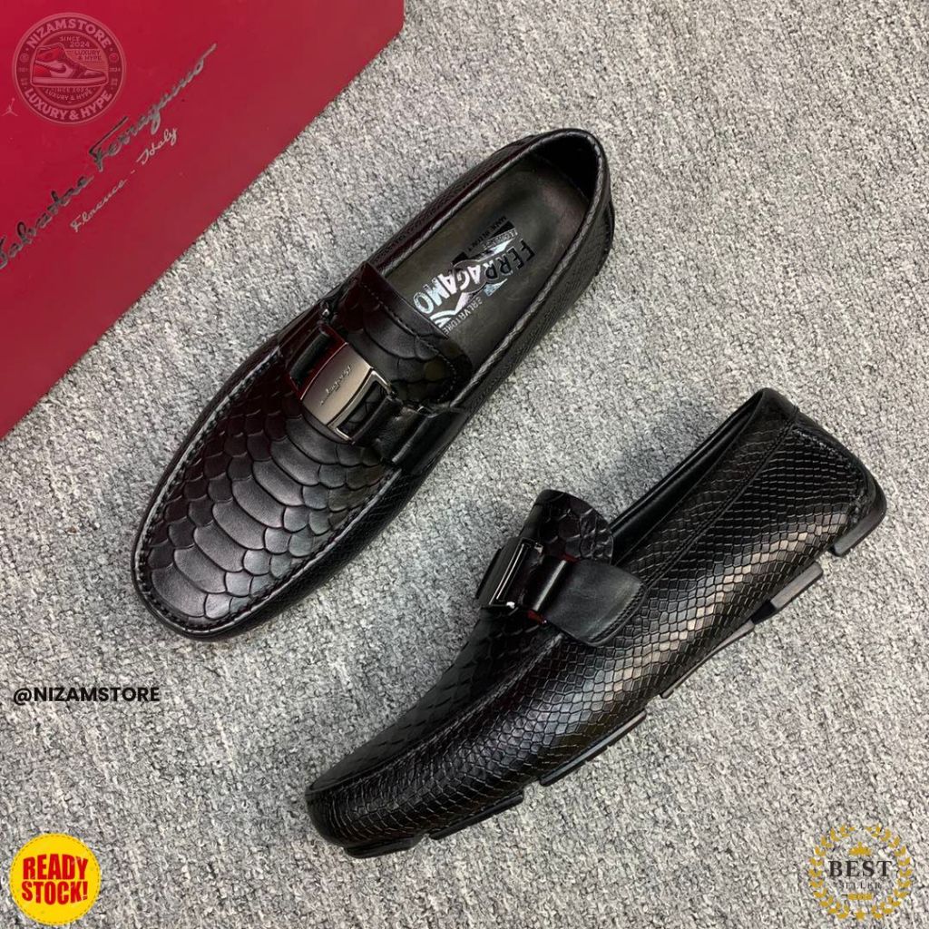 Loafer Pria Formal Elegan VIP Quality – Sepatu Kerja & Pesta Import Premium Fullset Box Size 39-45