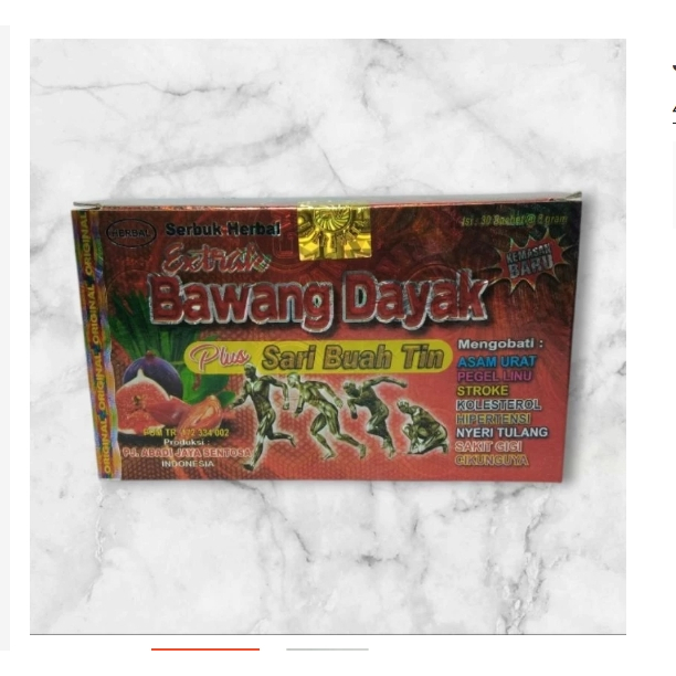 Jamu Bawang Dayak Serbuk 100% ORIGINAL