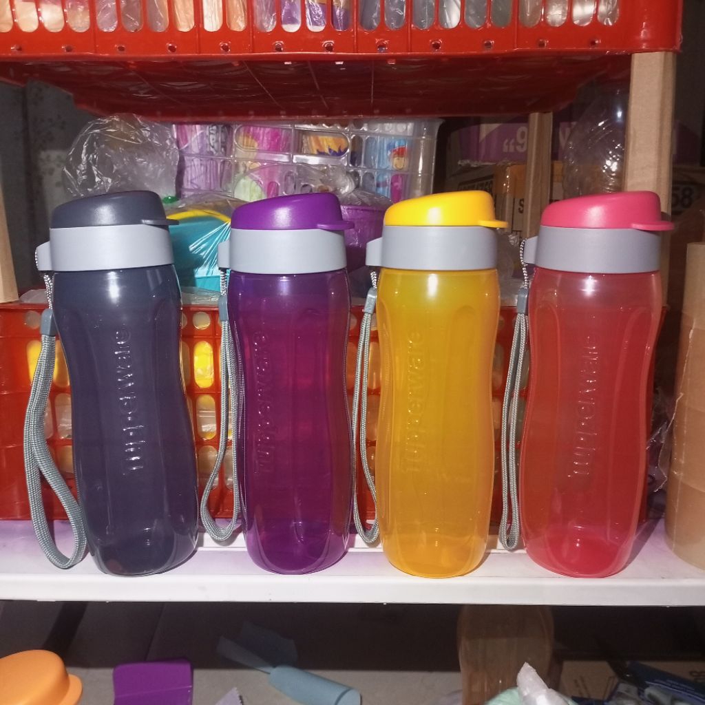 Tupperware eco fashion flip 500ml botol minum anak TK SD SMP SMA olahraga