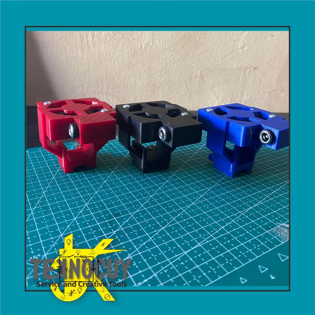 Holder breakin dinamo tamiya dengan fan, dudukan dinamo tamiya, tempat dinamo tamiya mesin