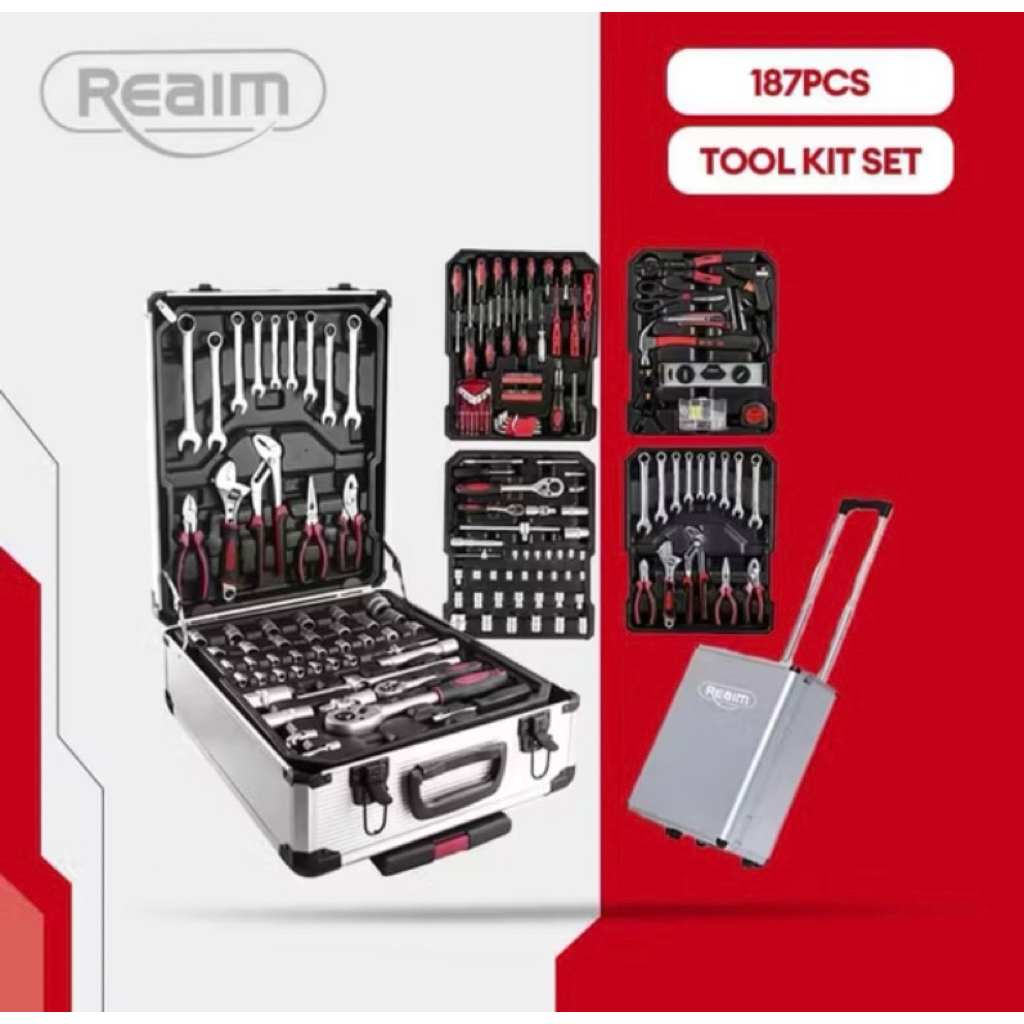 TOOLSET 187 PCS BAHAN VINIDIUM