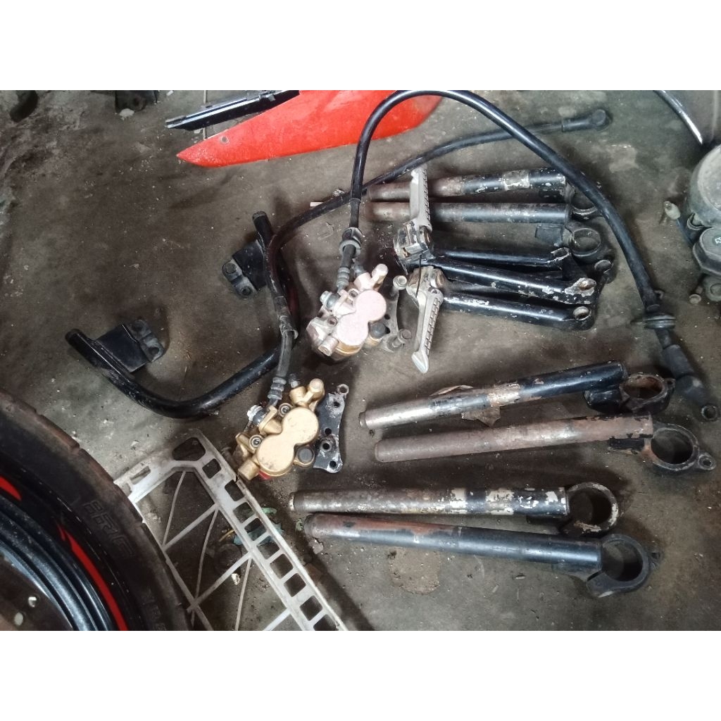 stang stir ninja rr stang jepit ninja rr