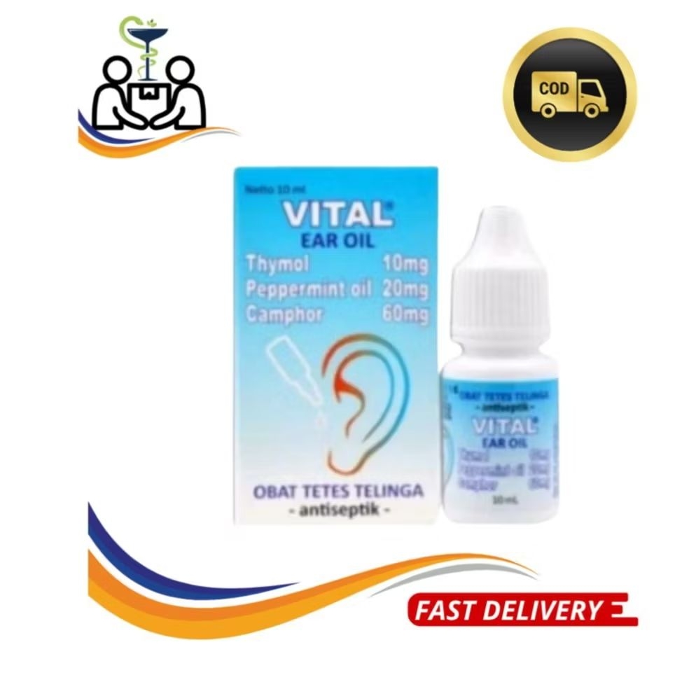 VITAL EAR OIL - OBAT TETES TELINGA