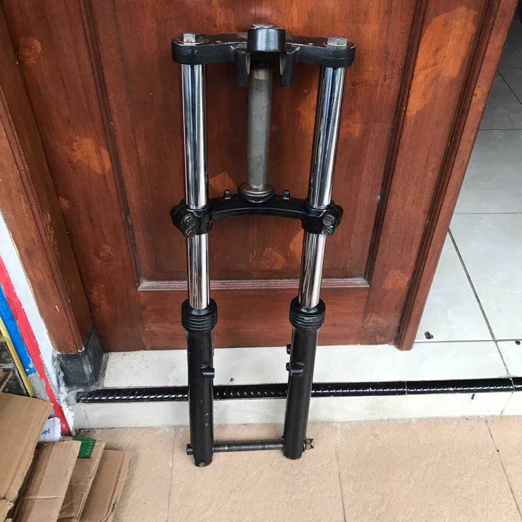 Shockbreaker Shock Skok Depan Ninja RR Original Copotan Motor