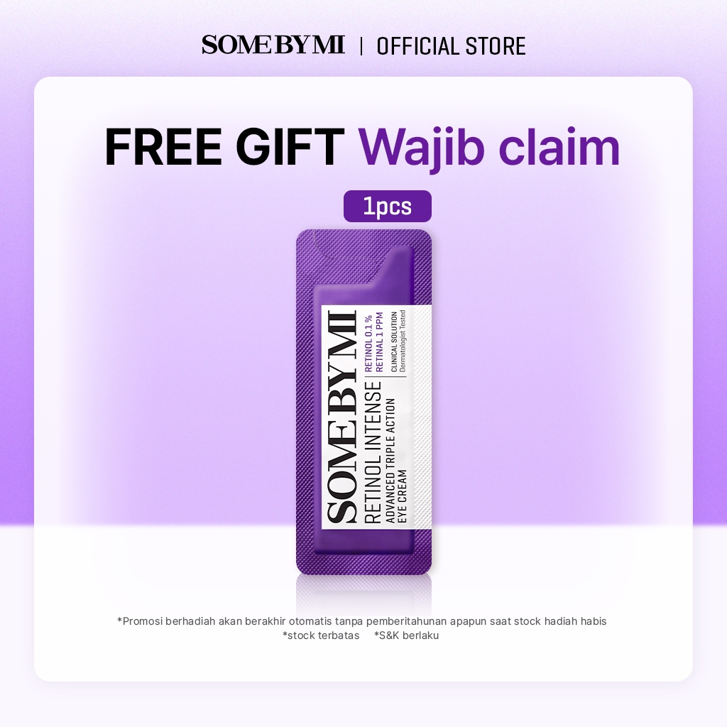 FREE GIFT]  SOME BY MI RETINOL INTENSE ADVANCED TRIPLE ACTION EYE CREAM [1ml]