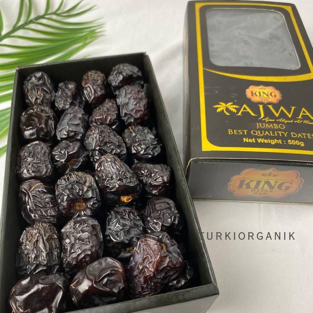 

kurma king | kurma ajwa | kurma nabi berat 250g,500g dan 1000g