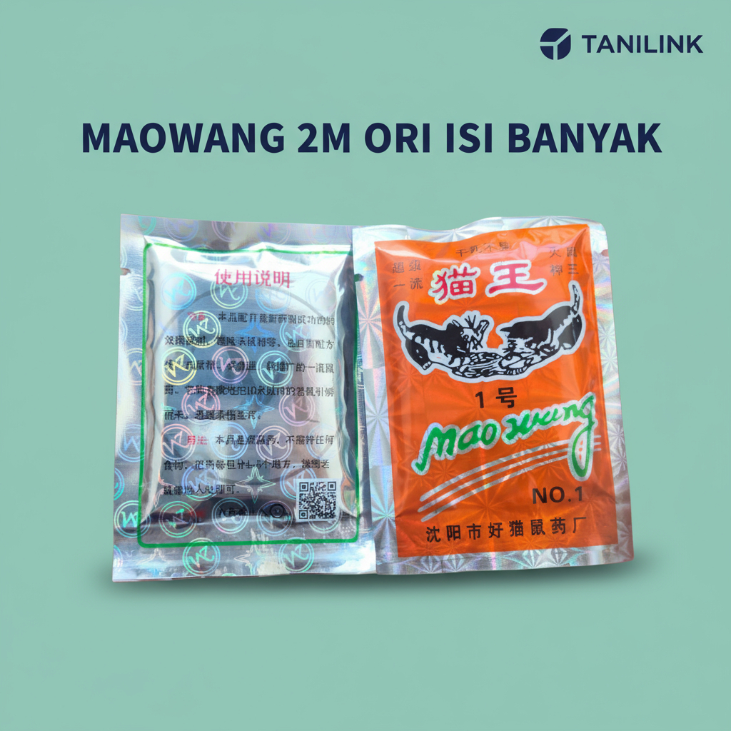MAOWANG 2M ORIGINAL RACUN TIKUS MAOWANG 2M ISI BANYAK ASLI BERHOLOGRAM GARANSI TERAMPUH
