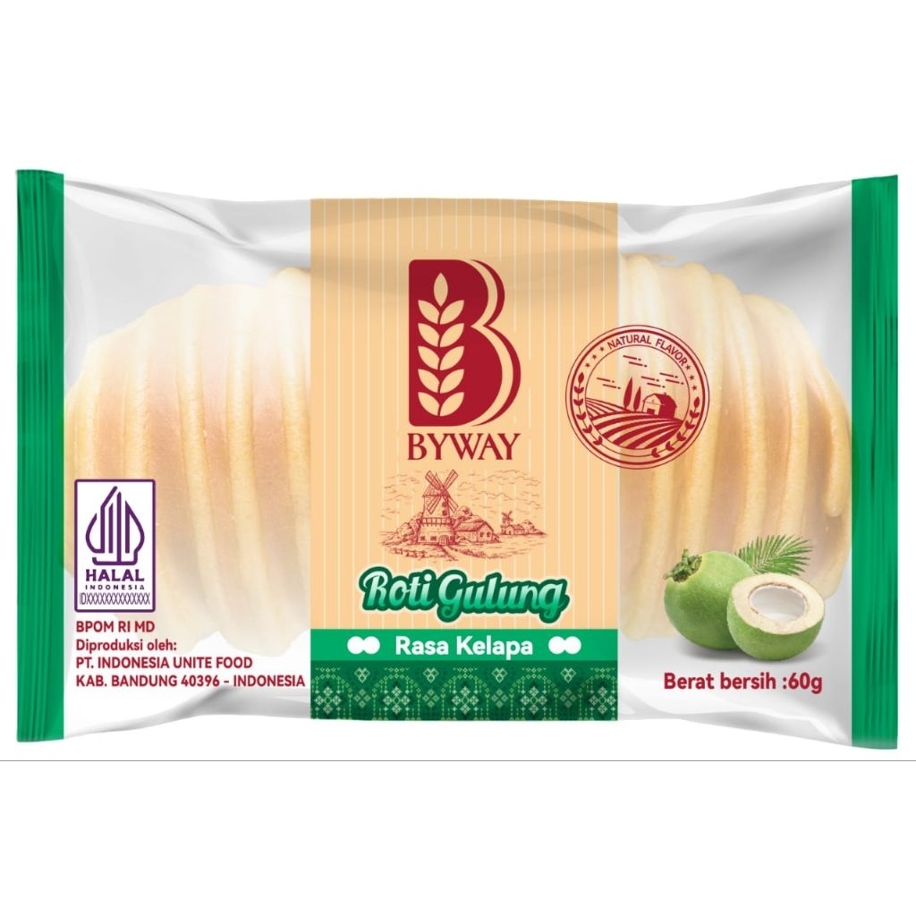 

ROTI BYWAY GULUNG RASA KELAPA ISI 1 DUS 60 PCS LEMBUT DAN ENAK