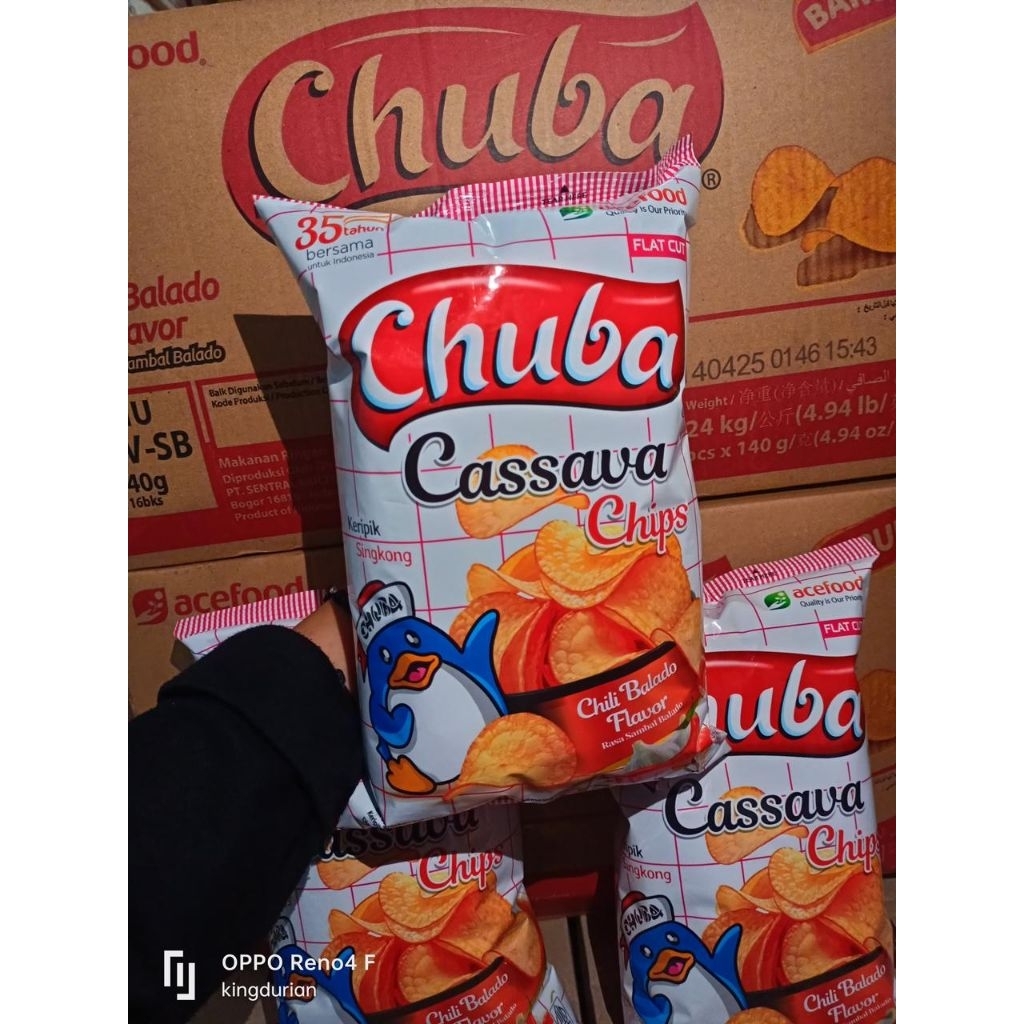 Chuba Cassava Chips 140 gram
