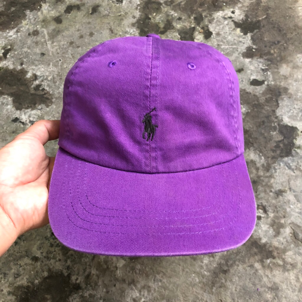 Topi Bekas Second Polo Purple