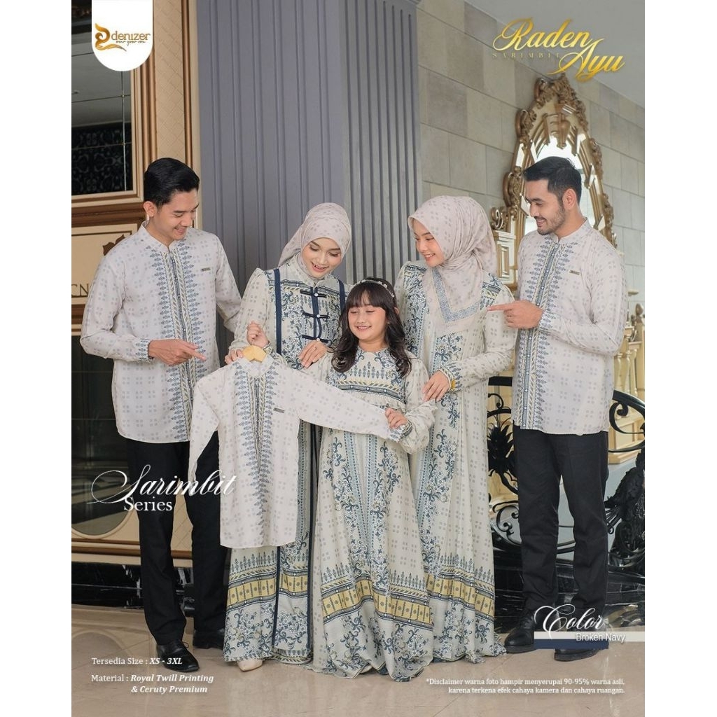 (PO WAJIB DP) SARIMBIT KELUARGA RADEN AYU RAYA SERIES FAMILY SET DENIZER ID