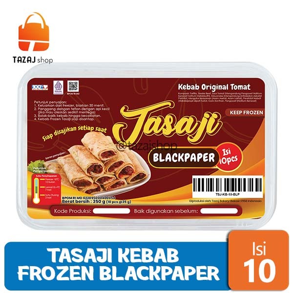 

Tasaji Kebab Frozen Mini Isi 10 - BLACKPAPER Tazaj