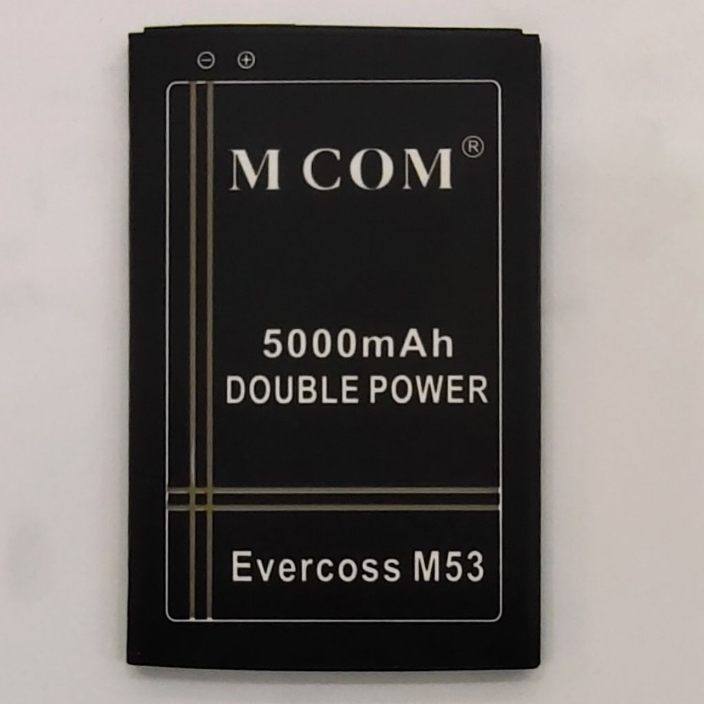 BATERAI EVERCOSS M53 / BATRE EVERCOSS M53 / CROSS M53 MCOM DOUBLE POWER REAL CAPACITY BATTERY