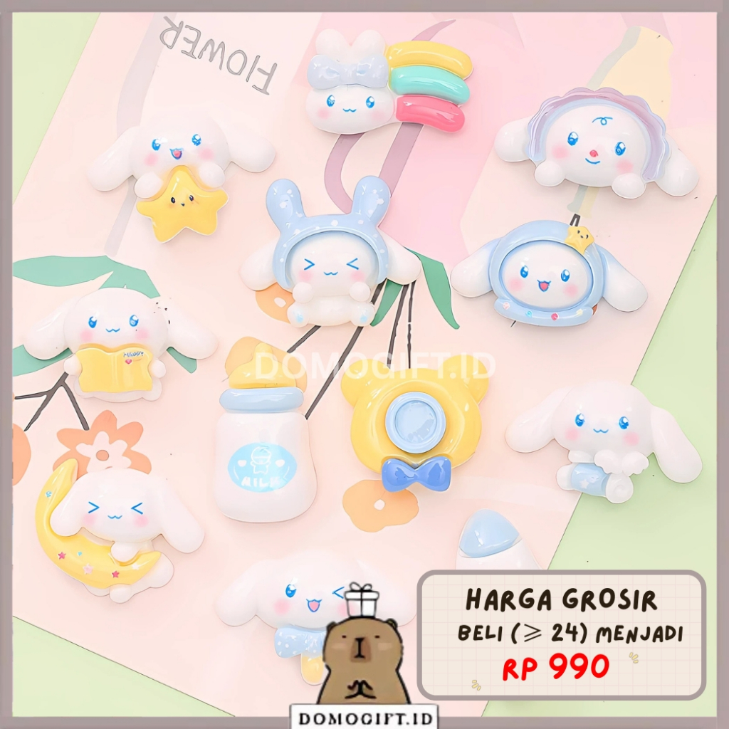 

Stiker 3D Clay Dekor Resin Clay DIY Botol Minum Cinnamoroll
