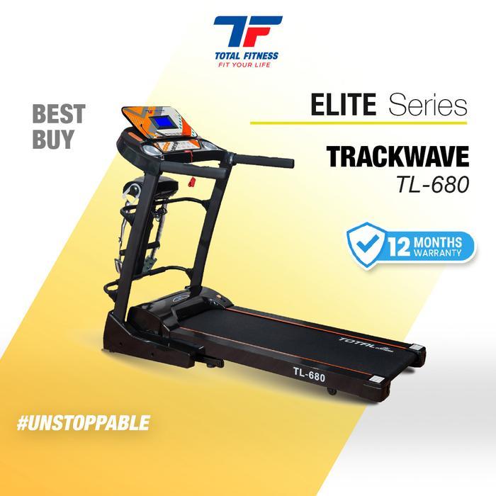 TOTAL FITNESS Treadmill elektrik TL 680 Auto Incline