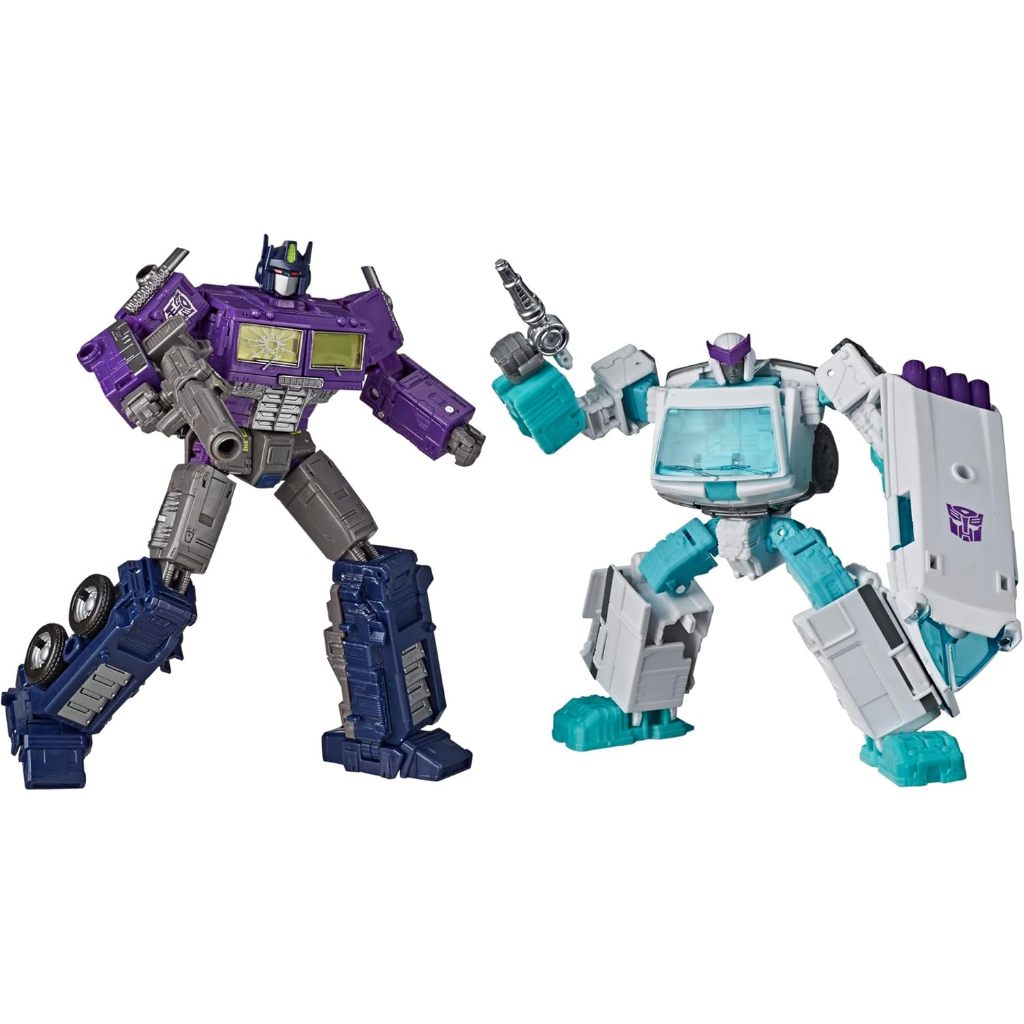 Transformers Generations Selects WFC-GS17 Shattered Glass Ratchet and Optimus Prime, War for Cybertr