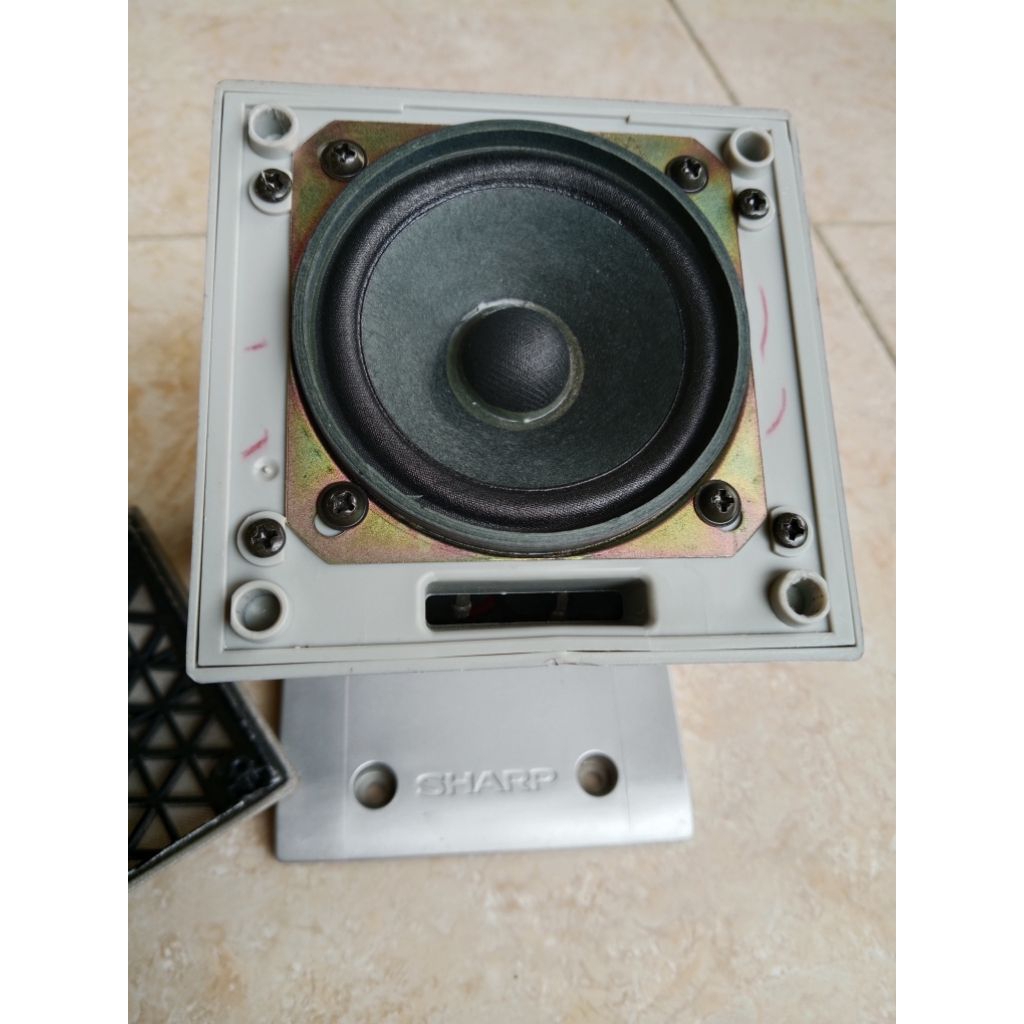 SPEAKER SATELIT SHARP 3 INCI 60 WATT 6 OHM BEKAS