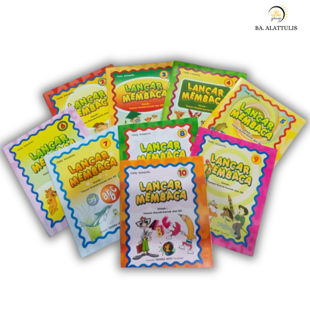 BUKU LANCAR MEMBACA ANAK JILID 1-10