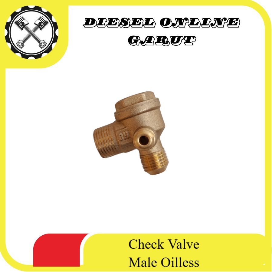 Check Valve Kompresor Oilless Male Check Valve Kompresor Tanpa Oli 3/4Hp 1Hp JF