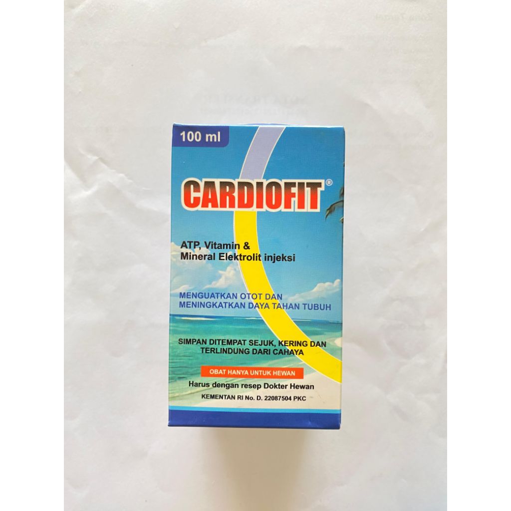 cardiofit 100ml-atp, vitamin&mineral elektrolit injeksi