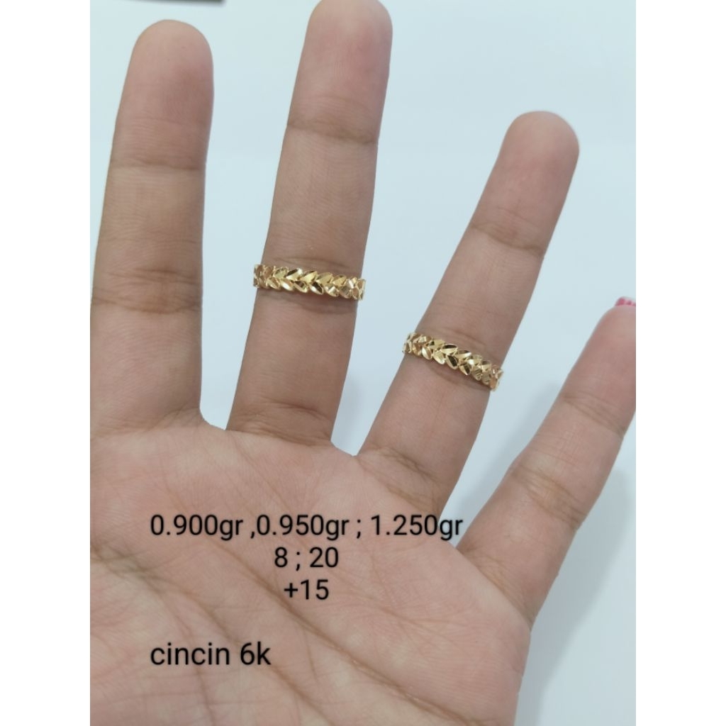 cincin emas 6 karat
