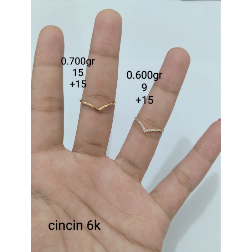 cincin emas 6 karat