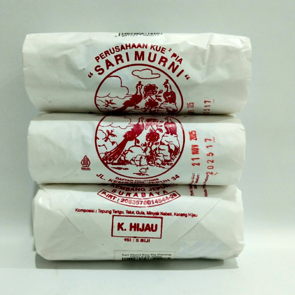 

DUA PUTRA TANJUNG | KUE PIA KACANG HIJAU | SARI MURNI