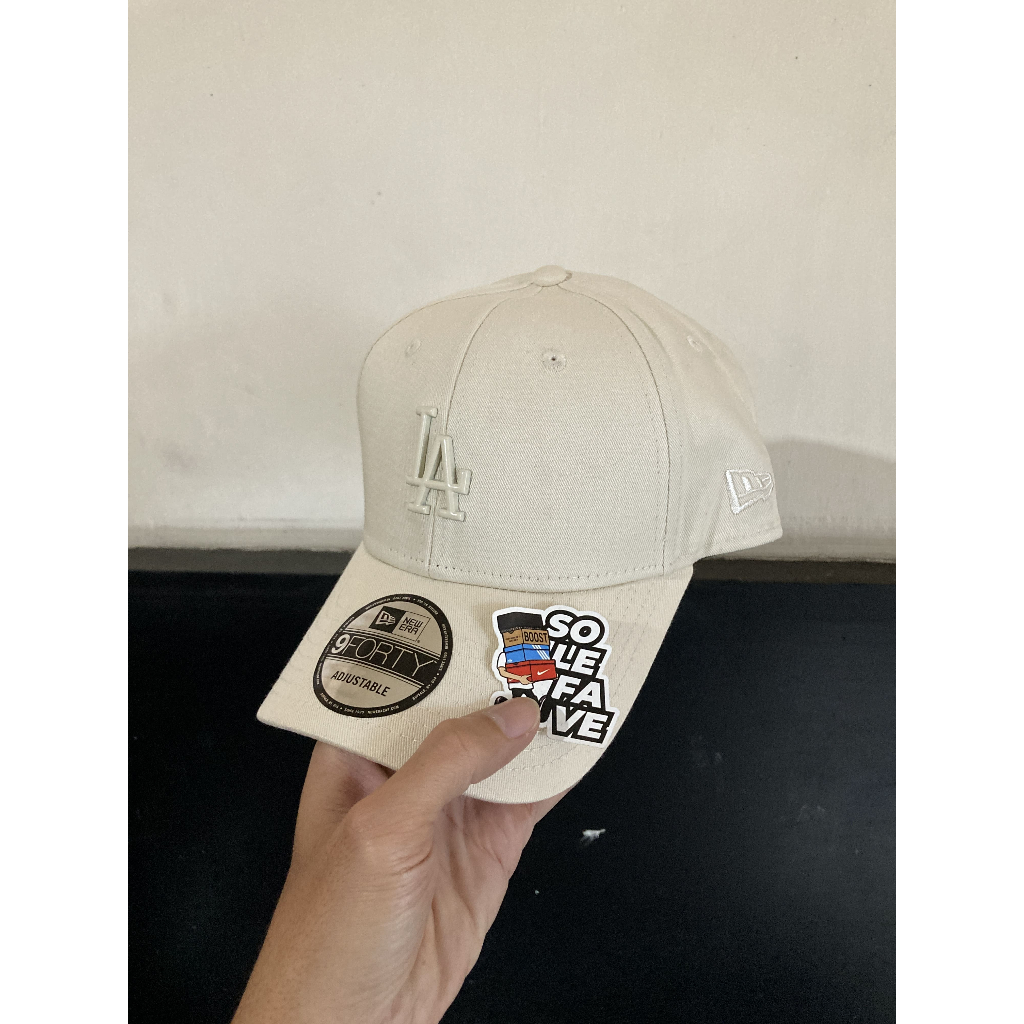 TOPI 940 x MLB LA DODGERS MED MATT BADGE CREAM ORIGINAL NO BOX