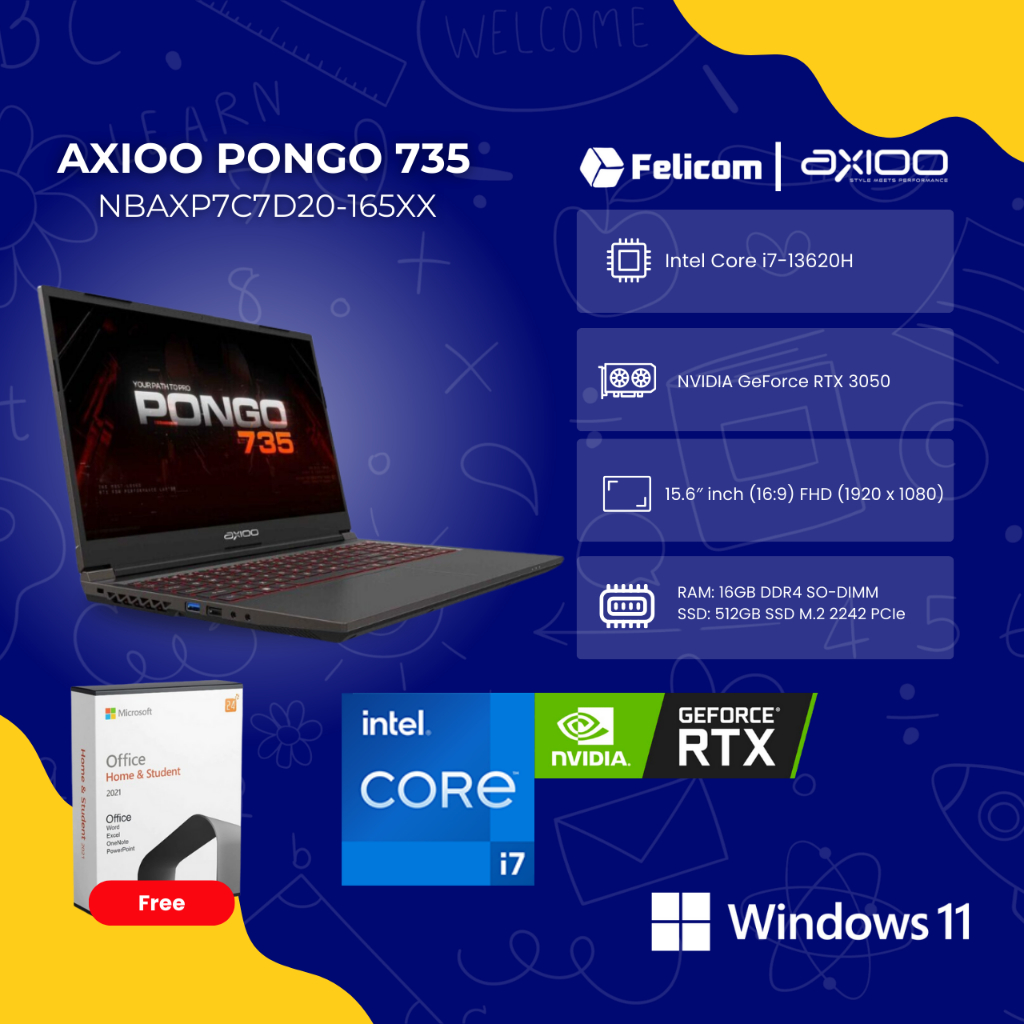 Axioo Pongo i7 735