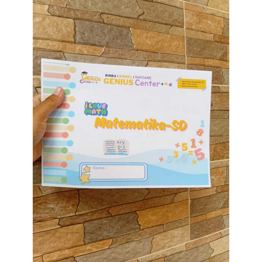 

Genius Center Modul Matematika Sekolah Dasar Fullcolor Size A4 75 GSM
