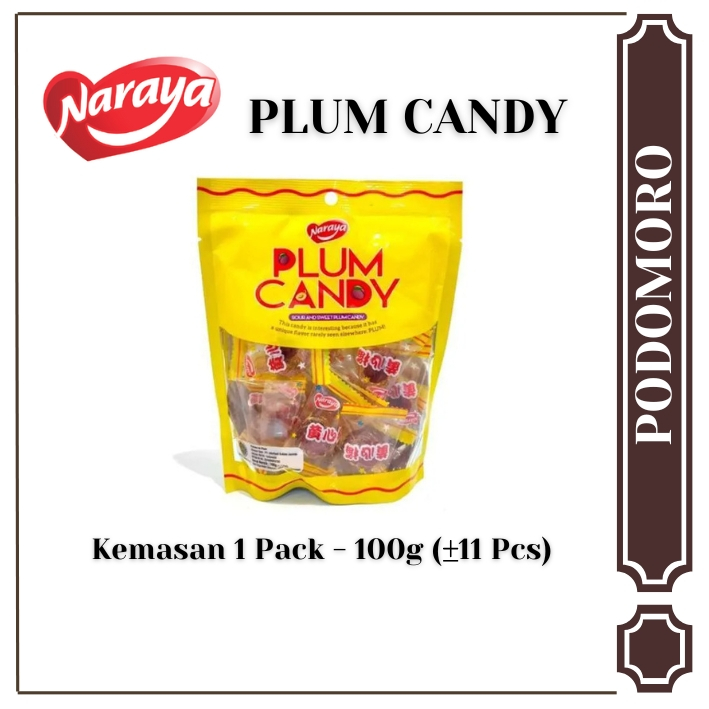 

Naraya Plum Candy 100gr isi 11 Pcs - Permen Kamboy Segar
