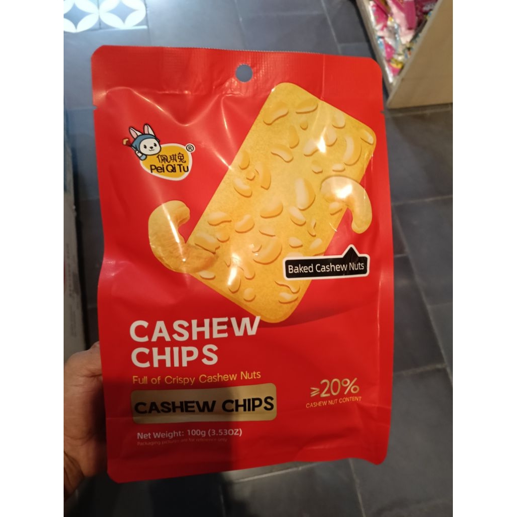 

pei qi tu cashew chips 100gr