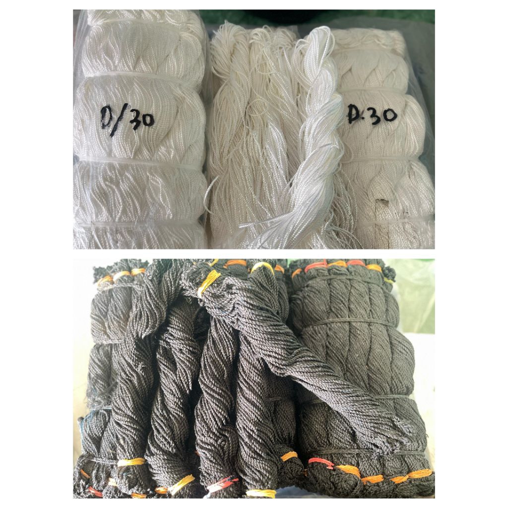 ROPE / TALI NILON HITAM UBALAN DAN NILON PUTIH