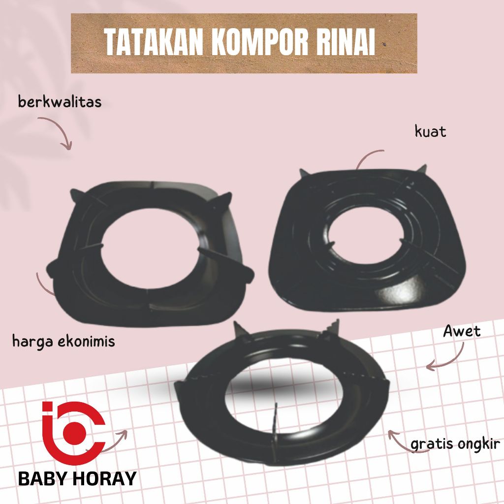 TATAKAN KOMPOR RINNAI TATAKAN KOMPOR TEBAL BESI MURAH BERKUALITAS .KOMPOR 1TUNGKU 2 TUNGKU
