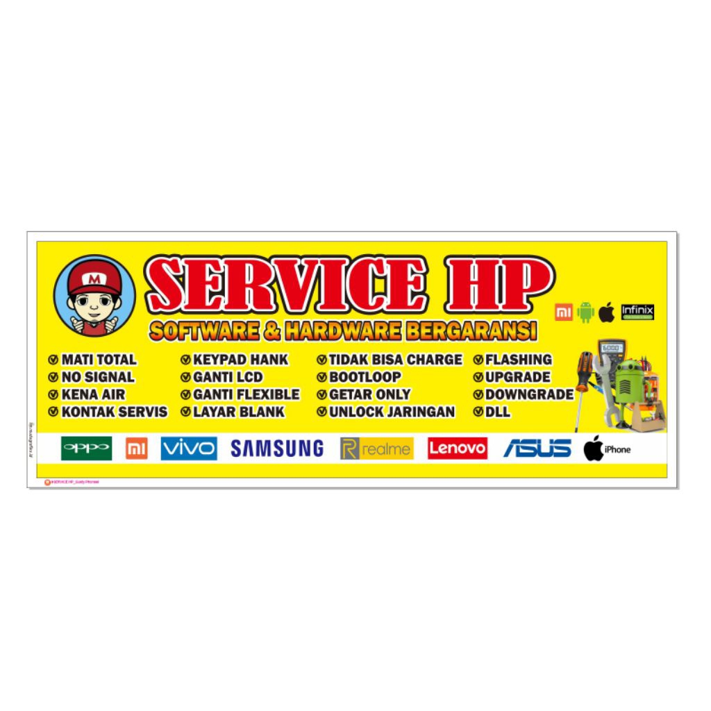 SPANDUK SERVICE HP l BANNER KONTER HP