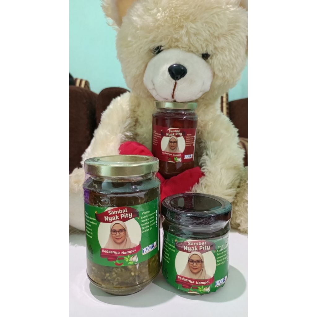 

Sambal ijo, sambal Nyak Pity,160ml