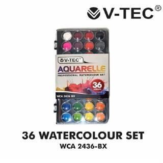 

AQUARELLE WATERCOLOUR SET V-TEC WCA 2436-BX 36 COLOURS