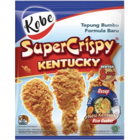 

Kobe Tepung Ayam Kentucky Super Crispy 220 Gr / Tepung Kentucky