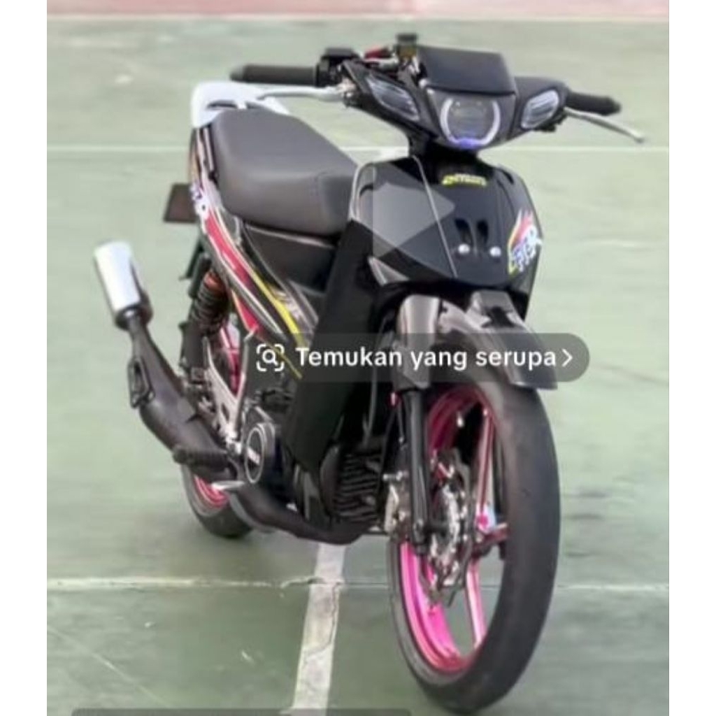 STRIPING MOTOR FIZR 1997 1998 HITAM