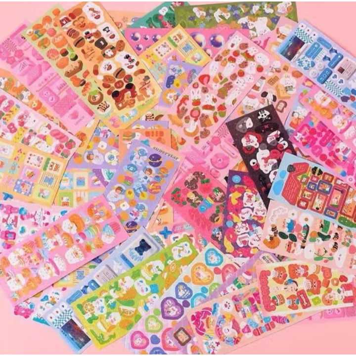 

STICKER SET KAWAII LUCU RANDOM ACAK WARNA WARNI
