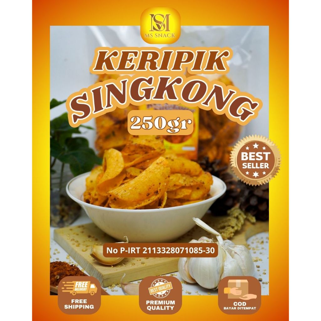 

Keripik Singkong Ketumbar 125gr Original Pedas Daun Jeruk Renyah Gurih Wangi Rempah