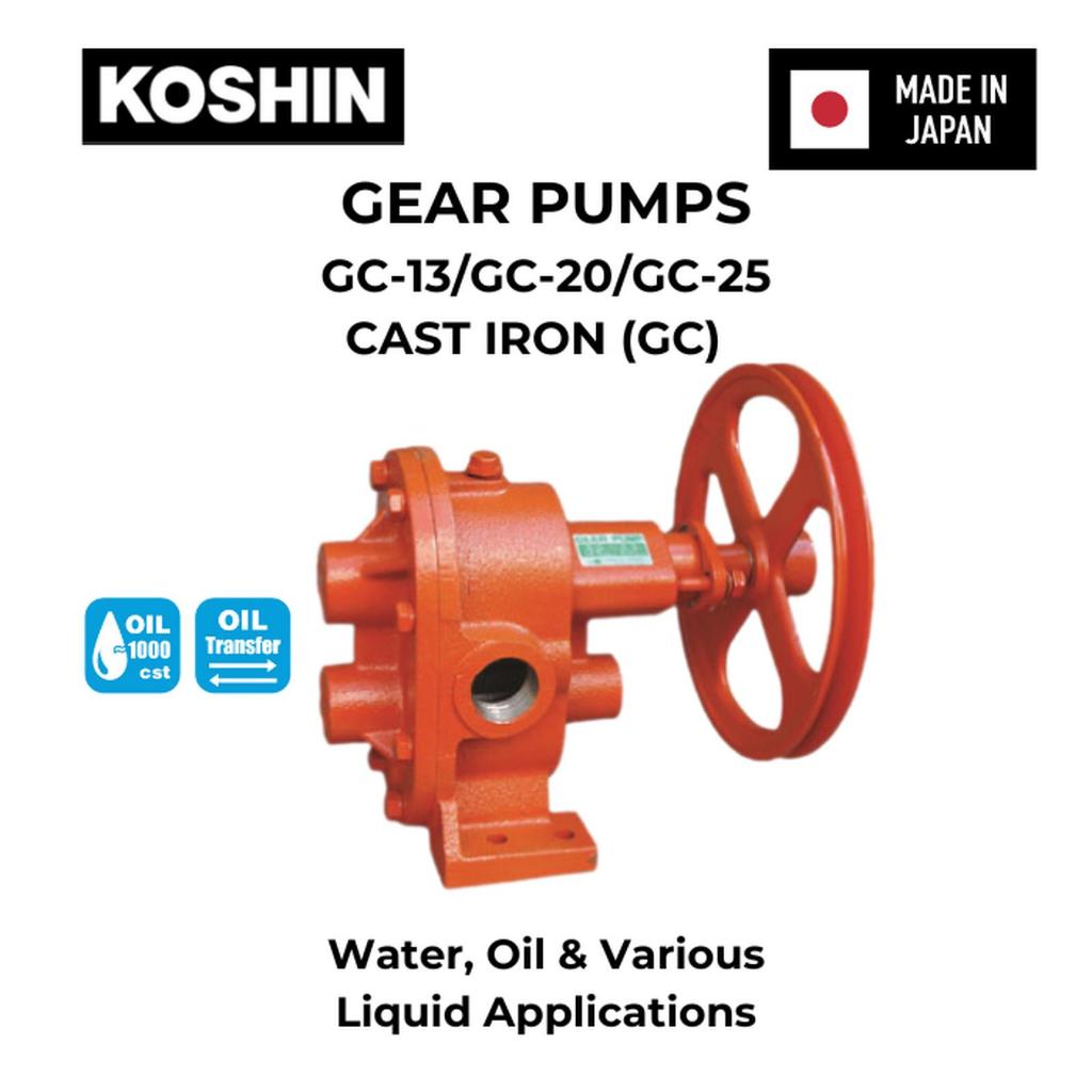 Gear Pump Koshin GC-13 / GC-20 / GC-25 (ORI) - GC-13