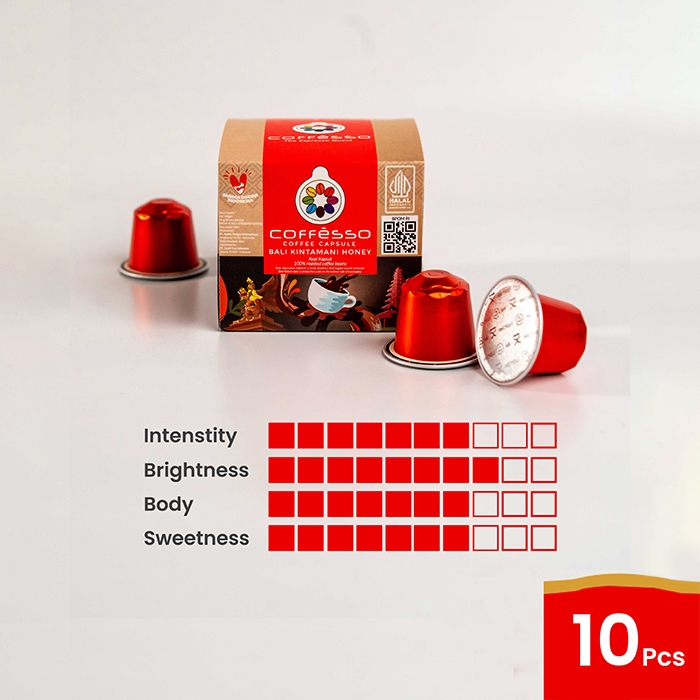 

Coffesso Capsule Kintamani Honey 10s – Kopi Kapsul