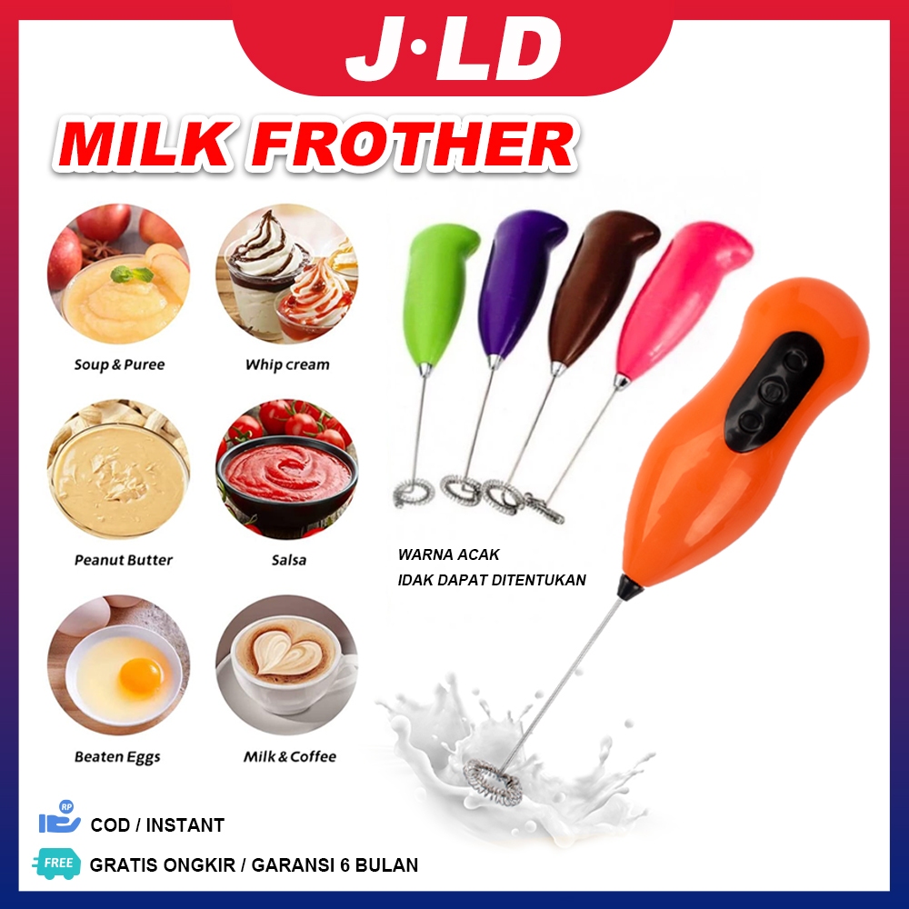JLD Alat Pengaduk Coffee Kopi Electric Mesin Peng Aduk Adonan Rumah Bisa Mengaduk Minuman Hand Mixer