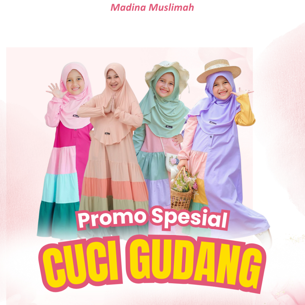 Obral Cuci Gudang Gamis Maressa, Gamis Set Queensha, Gamis Set Sakeena By Rafania Original