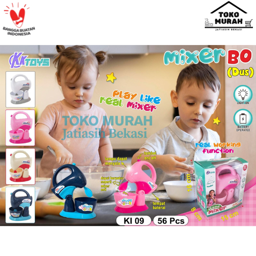 MAINAN ANAK MURAH MINI MIXER CAKE KI 09 MAINAN MIXER MINI PEMBUAT KUE PENGADUK KUE TEPUNG KECIL PROM